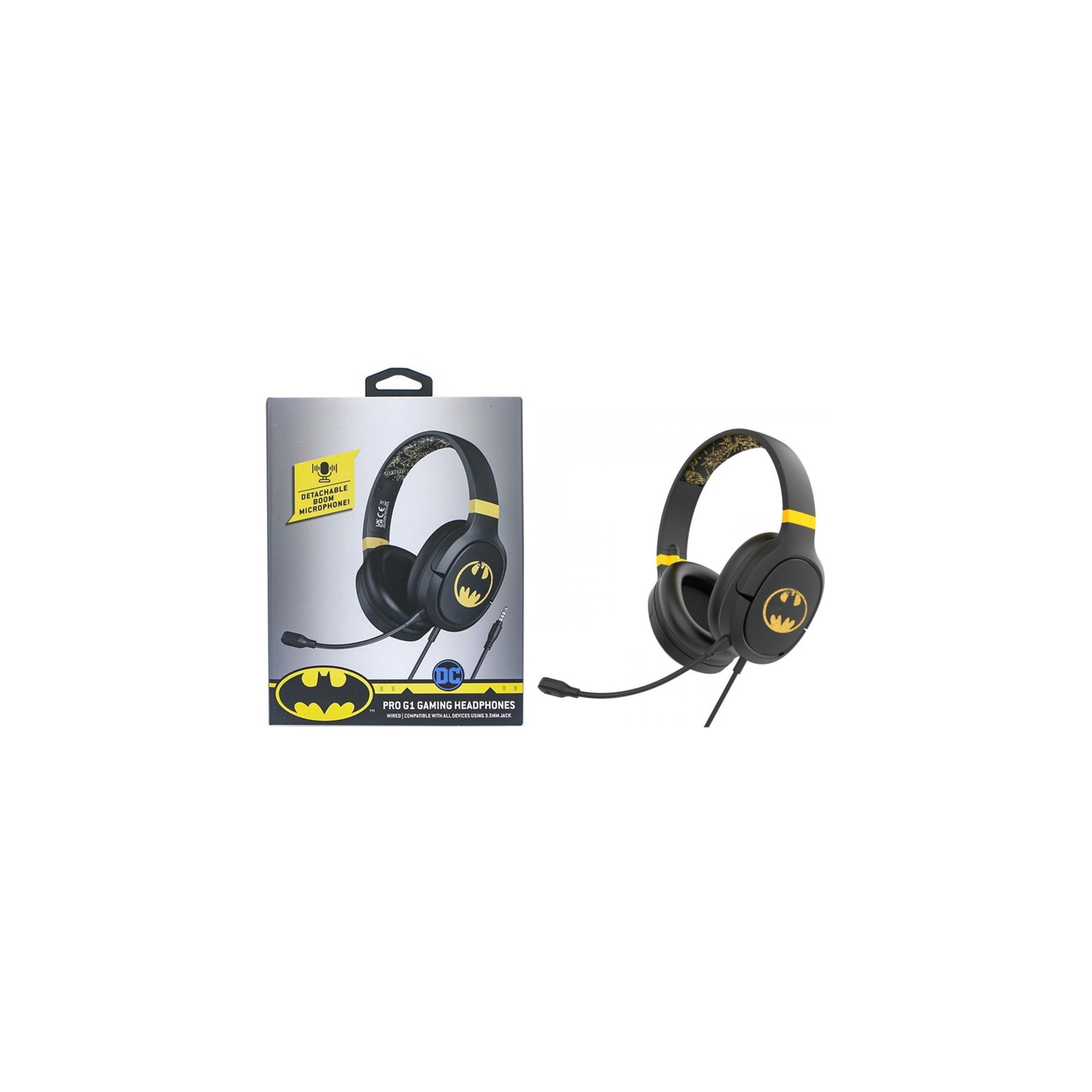 OTL PRO G1 GAMING HEADPHONES DC COMIC BATMAN (SWITCH/TABLET/MOVIL/PC)