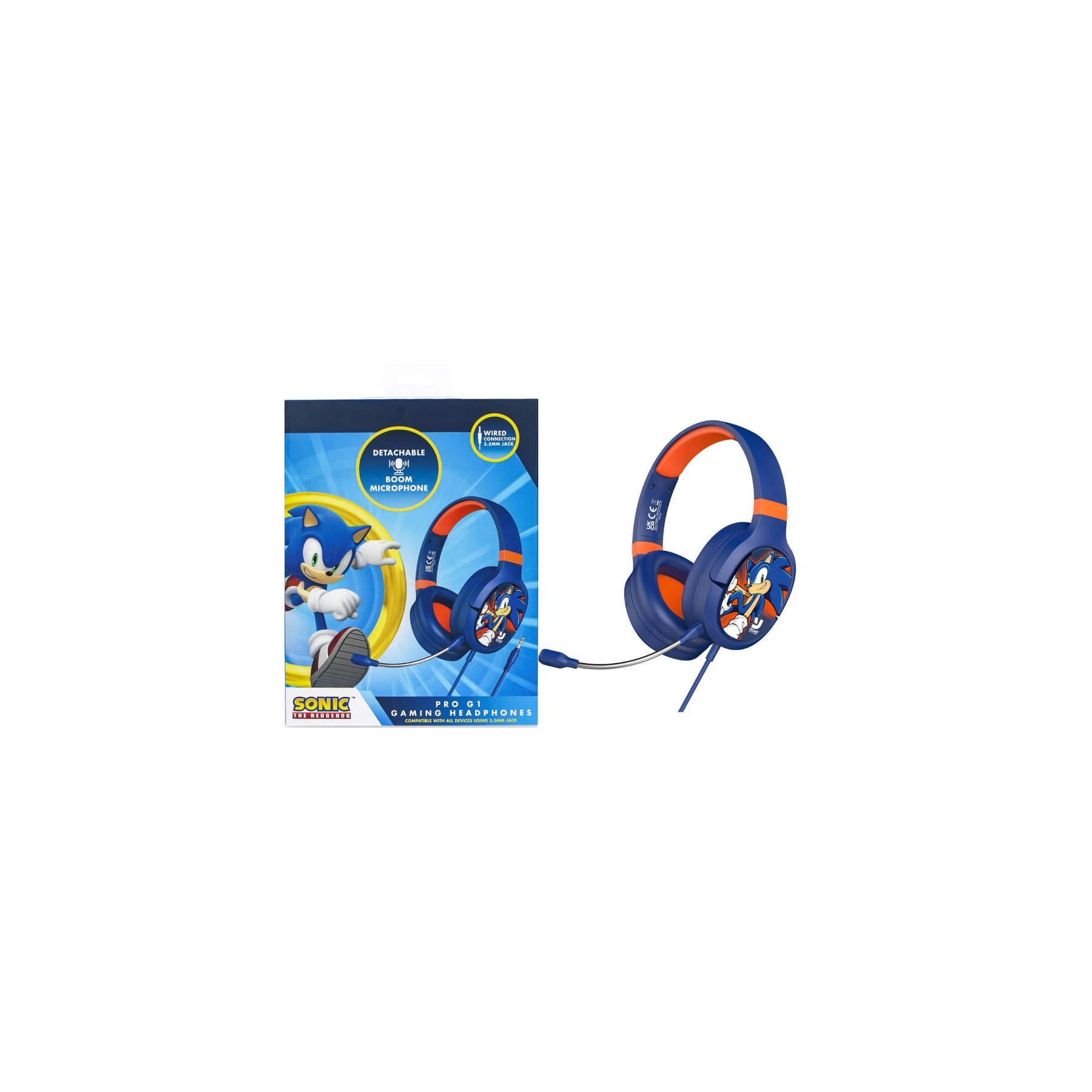 OTL PRO G1 GAMING HEADPHONES SONIC THE HEDGEHOG BLUE(AZUL) (SWITCH/TABLET/MOVIL/PC)