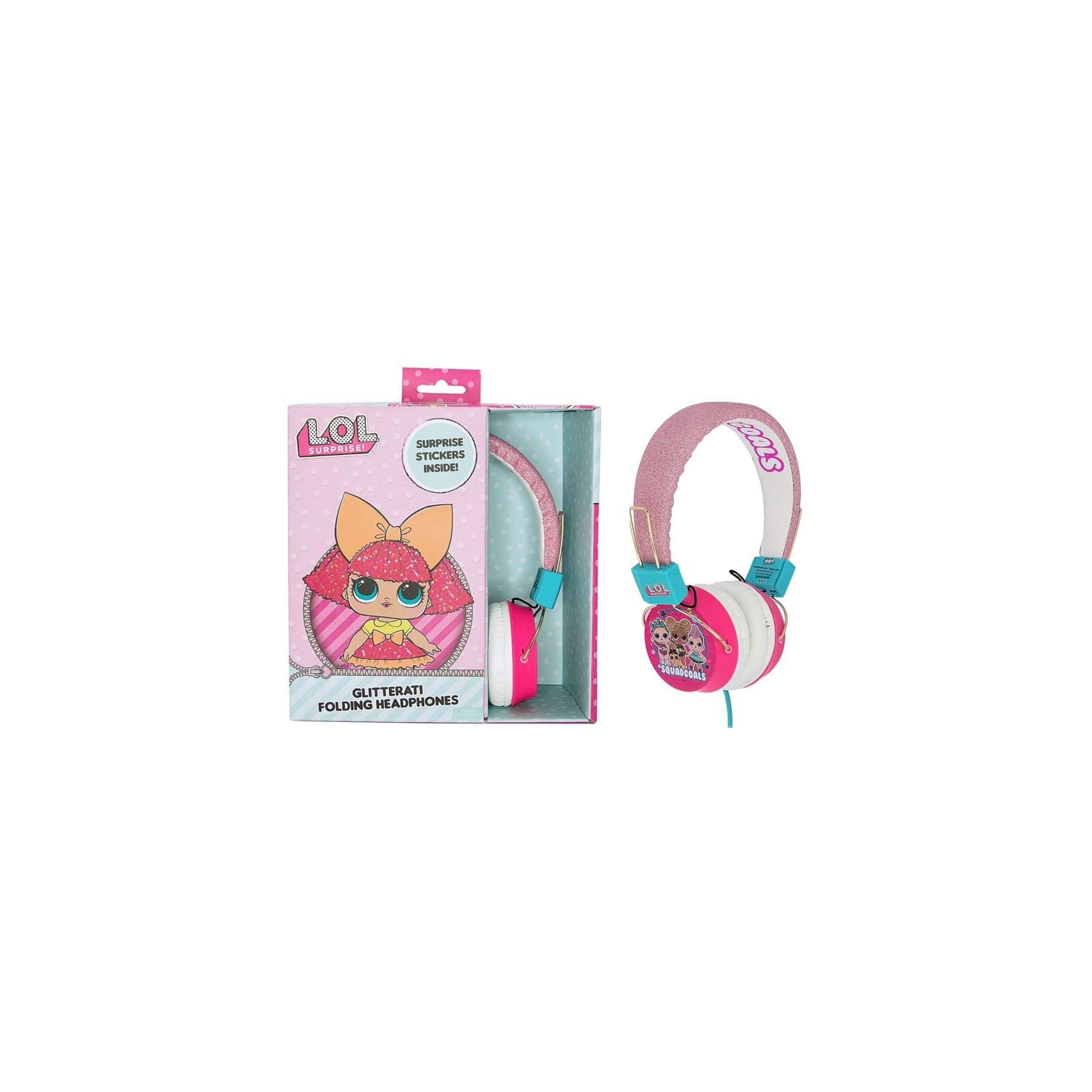 OTL HEADPHONES L.O.L. SURPRISE SQUAD GOALS (PS4/XBOX/SWITCH/MOVIL/TABLET)