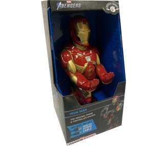 FIGURA CABLE GUYS IRON MAN EVERGREEN  (2M CABLE USB)
