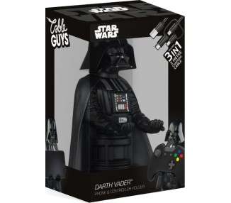 FIGURA CABLE GUYS DARTH VADER STAR WARS (2M CABLE USB)