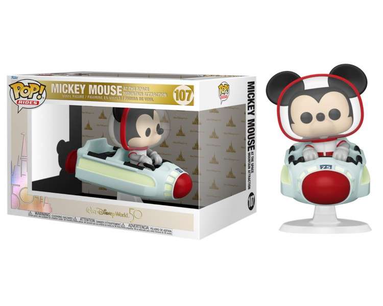 FUNKO POP! RIDES - WALT DISNEY WORLD 50: MICKEY MOUSE AT THE SPACE MOUNTAIN (107)