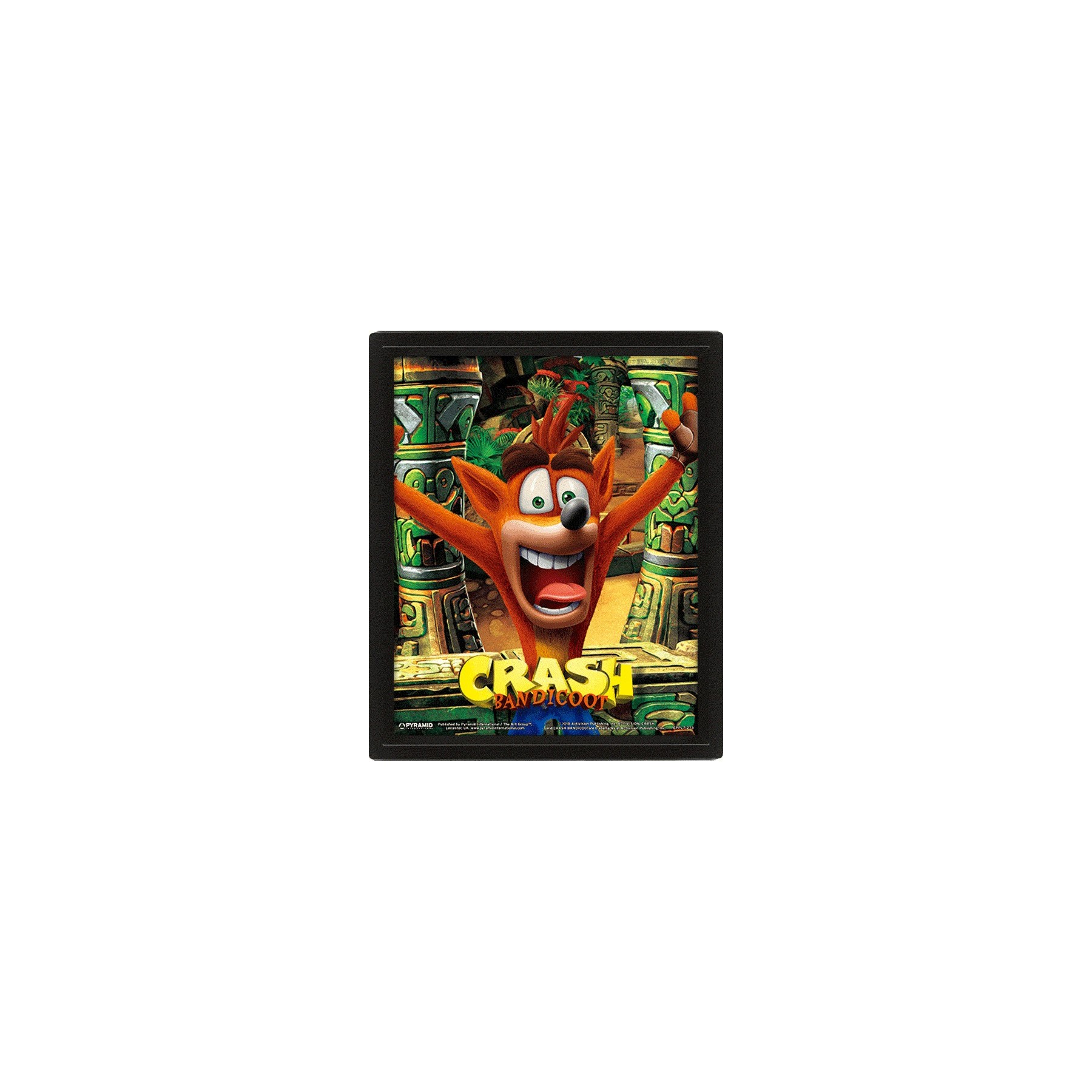 POSTER 3D CRASH BANDICOOT