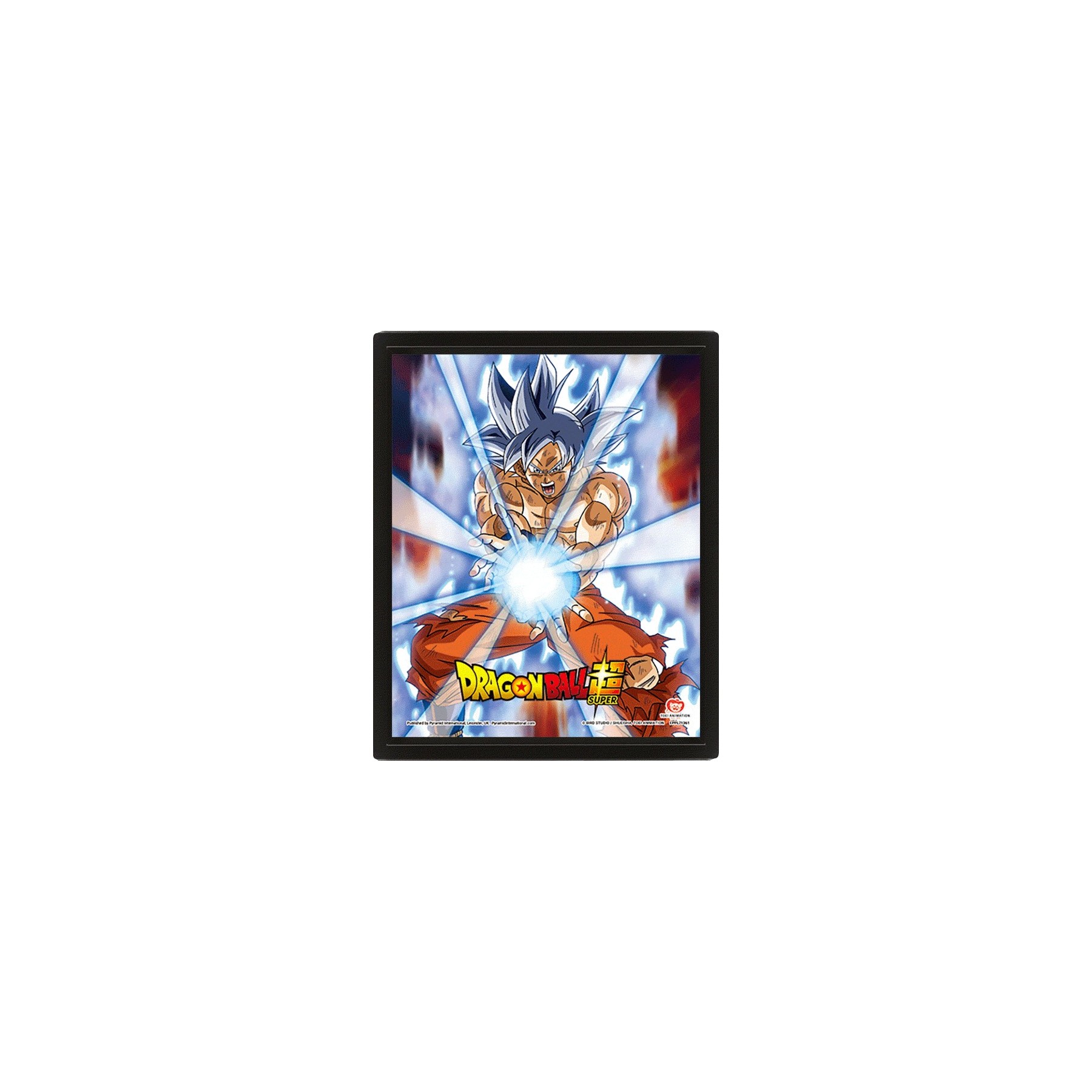 POSTER 3D SUPER DRAGON BALL ULTRA INSTINCT KAMEHAMEHA