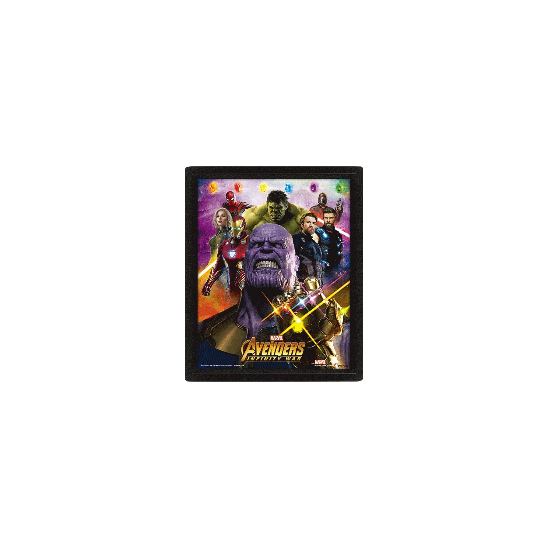 POSTER 3D MARVEL GAUNTLET POSTER 3D MARVEL GAUNTLET