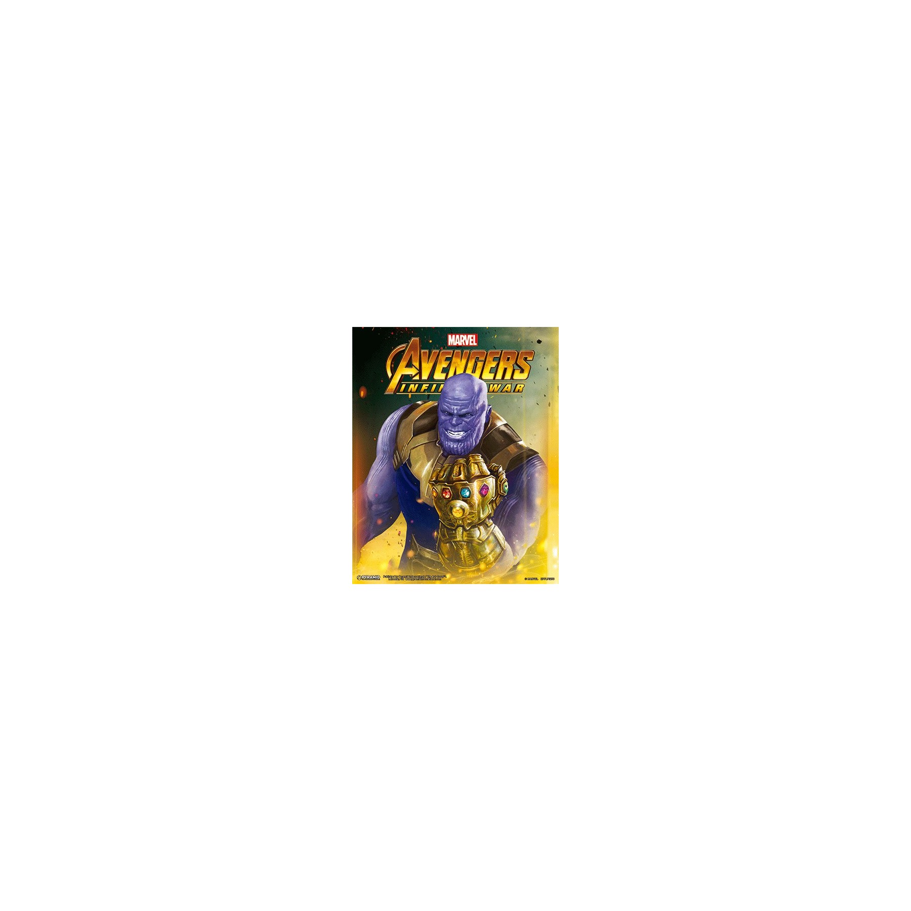 POSTER 3D MARVEL (THANOS)