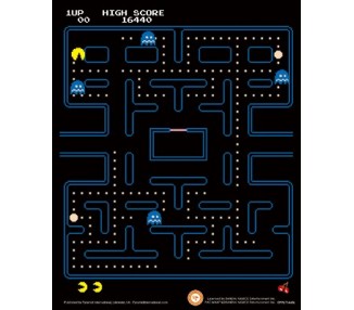 POSTER 3D PAC-MAN (MAZE)