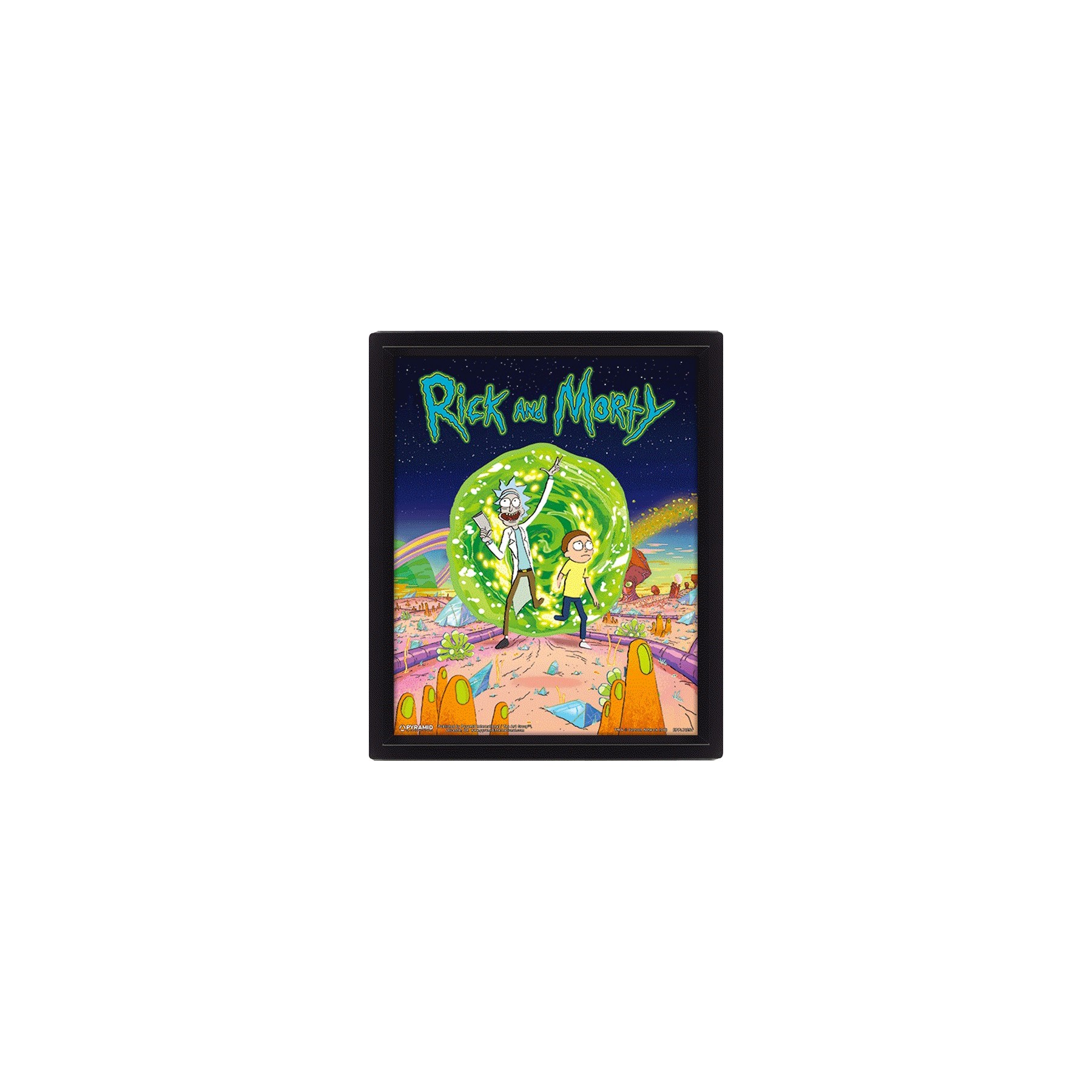 POSTER 3D RICK & MORTY POSTER 3D RICK & MORTY