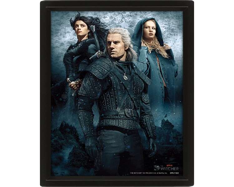 POSTER 3D THE WITCHER