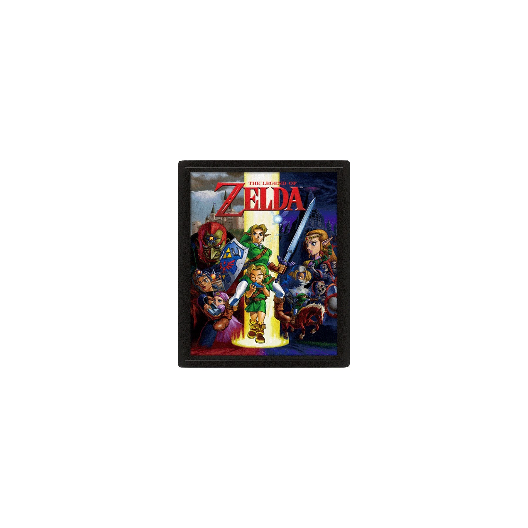 POSTER 3D THE LEGEND OF ZELDA (OCARINA OF TIME)