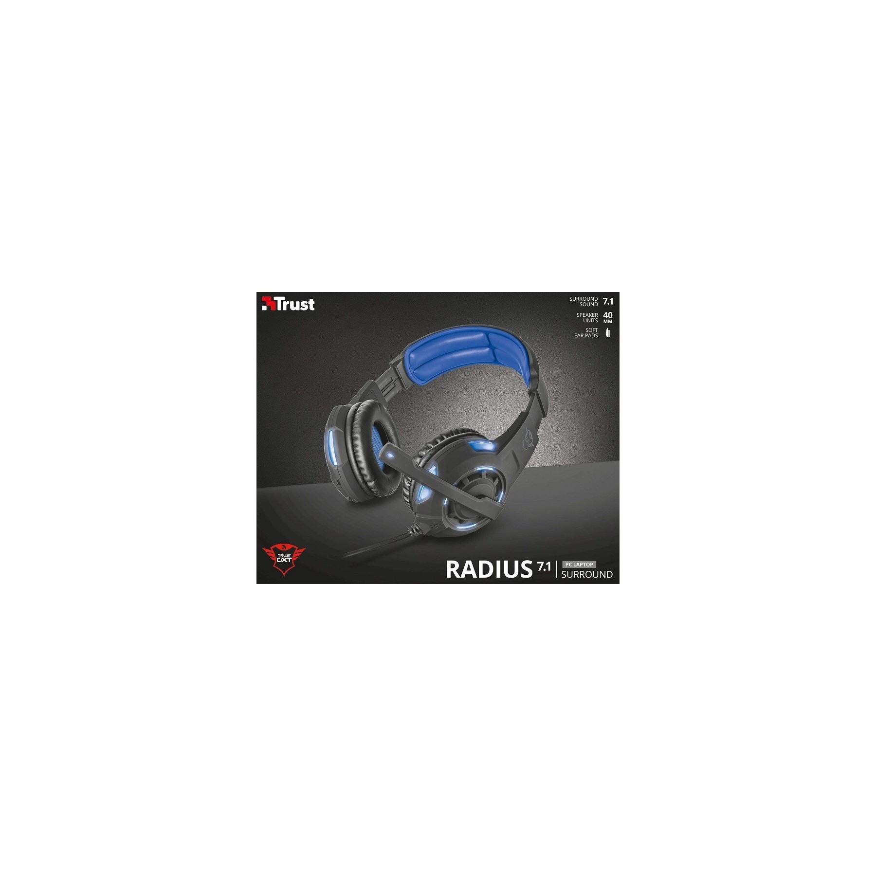 TRUST RADIUS 7.1 SURROUND HEADSET GXT 350