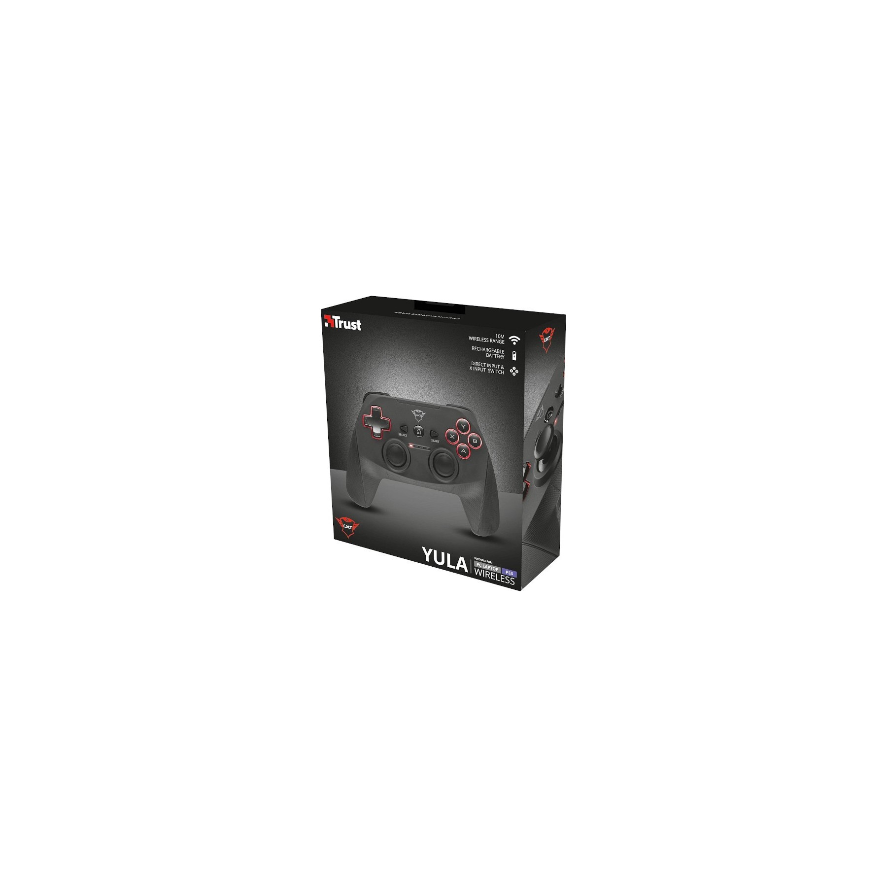 TRUST WIRELESS GAMEPAD BLACK GXT 545  ( PS3/PC )