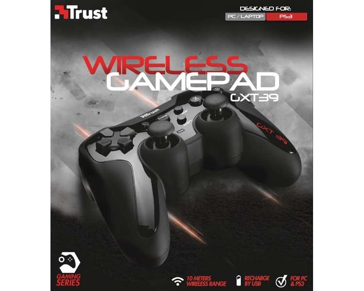TRUST WIRELESS GAMEPAD GXT39 (PS3/PC)