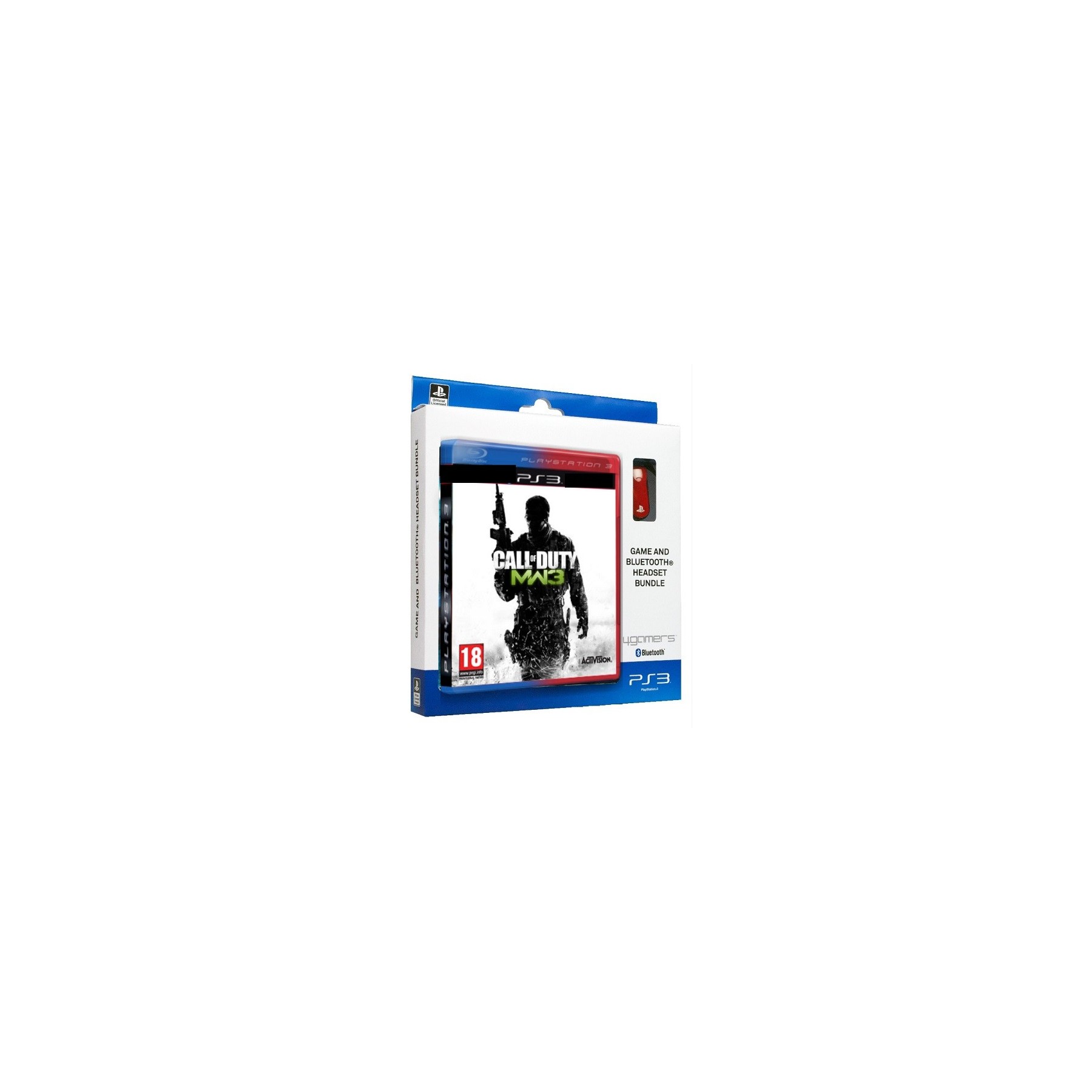 CALL OF DUTY:MODERN WARFARE 3 + 4GAMERS BLUETOOTH HEADSET ROJO (RED)