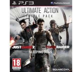 ULTIMATE ACTION TRIPLE PACK (JUST CAUSE 2/SLEEPING DOGS/ TOMB RAIDER)