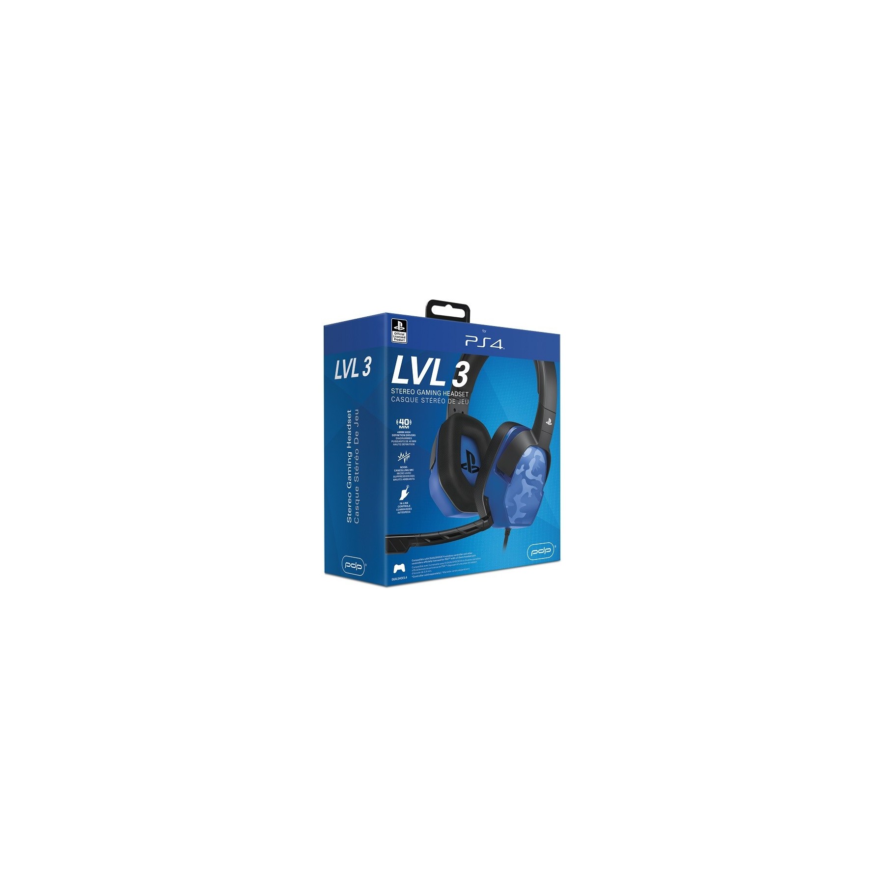 AFTERGLOW LVL 3 STEREO GAMING HEADSET CAMO AZUL