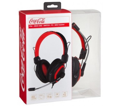 AURICULAR HEADSET COCA-COLA (PS4/XBONE/2DS/3DS/PC/MAC)