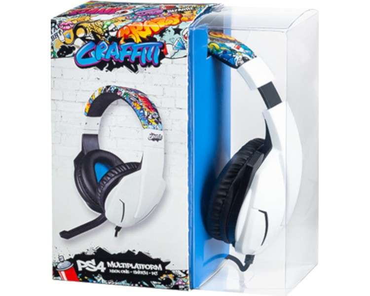 INDECA AURICULARES GRAFFITI (PS4/XBONE/SWITCH/PC)