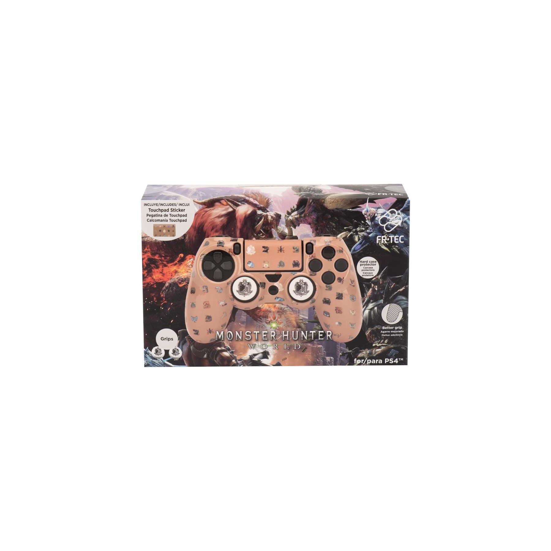 FR-TEC COMBO PACK MONSTER HUNTER WORLD (FUNDA/GRIPS/STICKER)