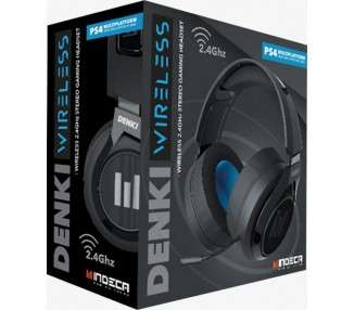 INDECA WIRELESS DENKI STEREO GAMING HEADSET 2.4 Ghz (PS4/SWITCH/PC/MAC)