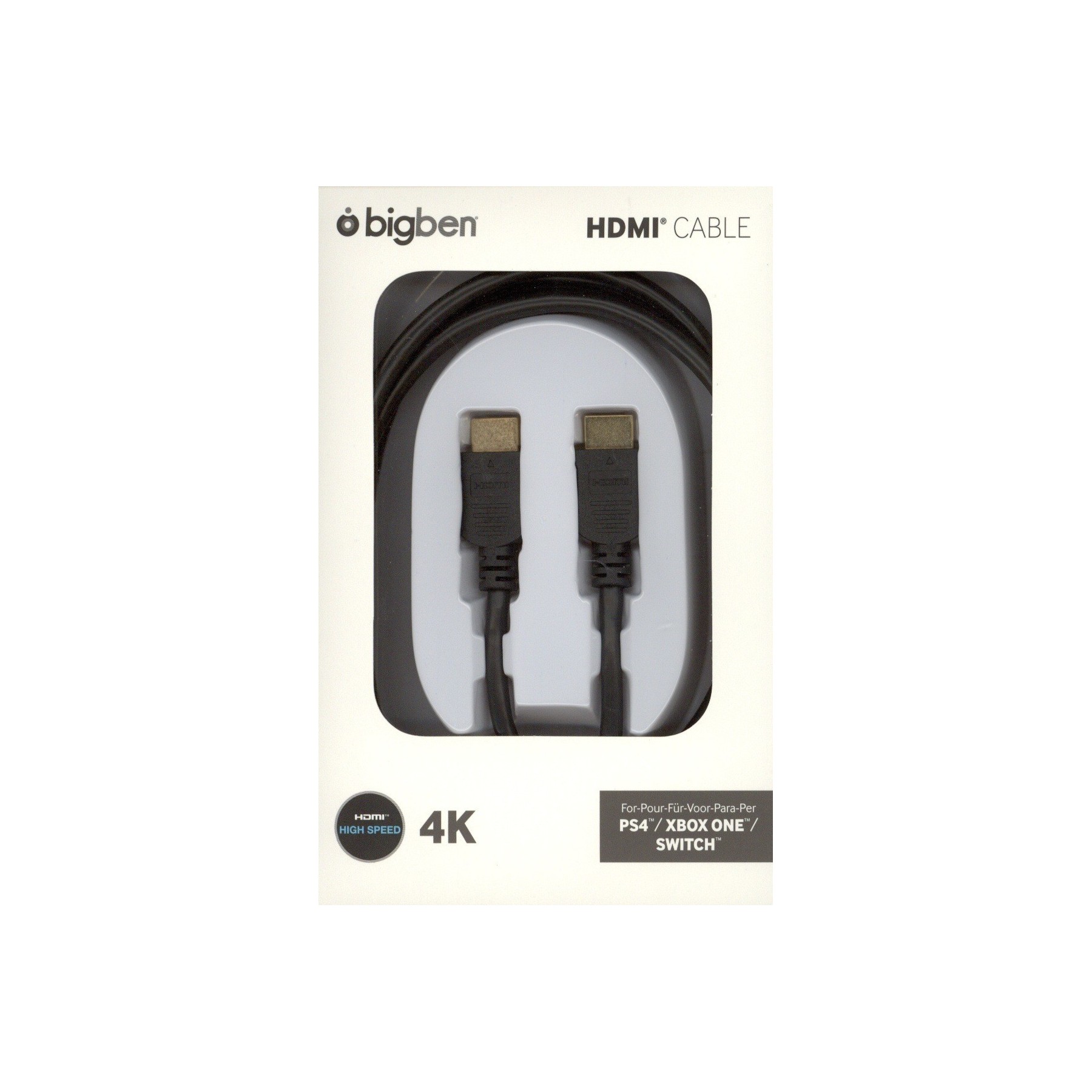 BIGBEN HDMI 2.0a CABLE 4K 2M (PS4/XBONE/SWITCH)