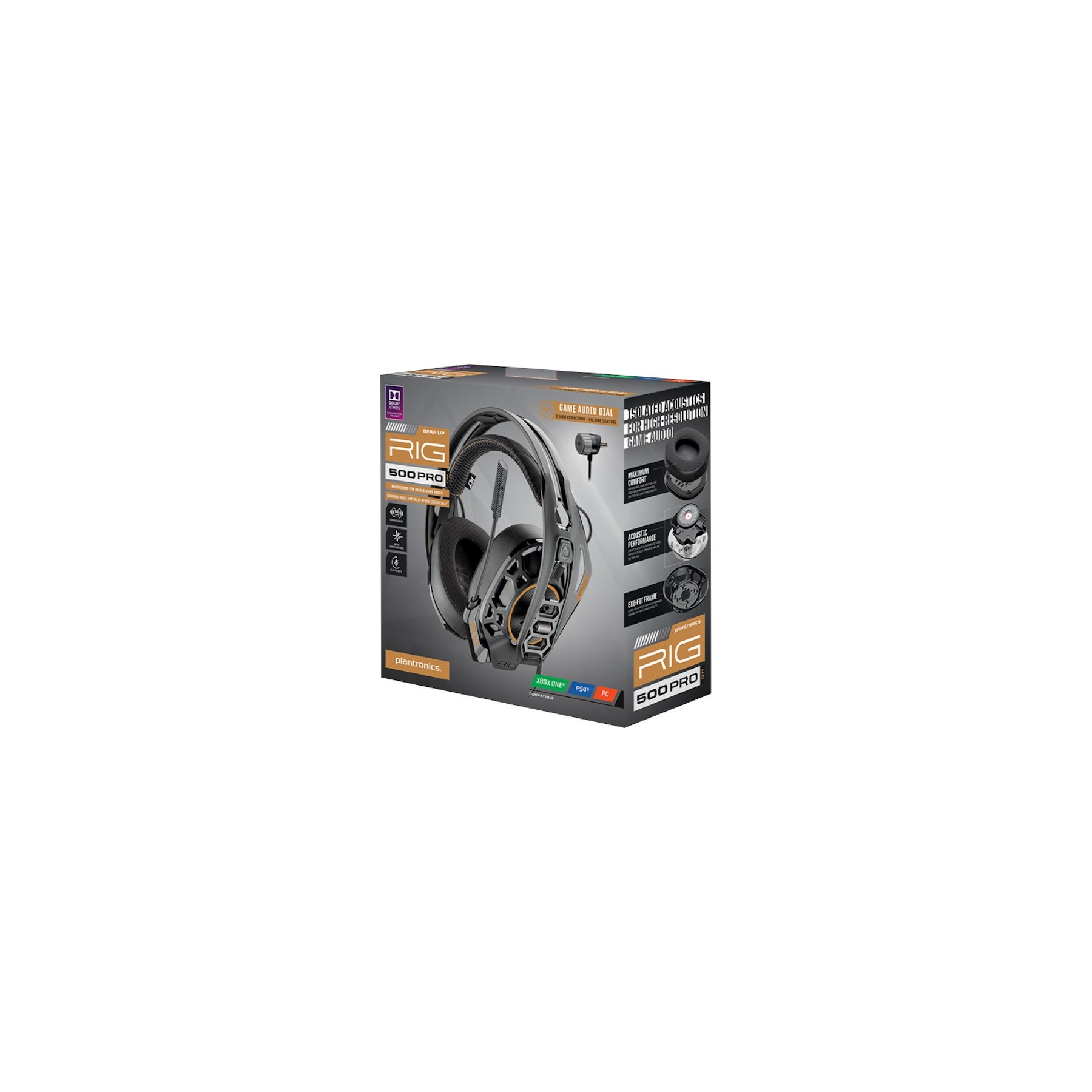 NACON GAMING HEADSET RIG 500 PRO HC BLACK (NEGRO) PS4/XBONE/SWITCH