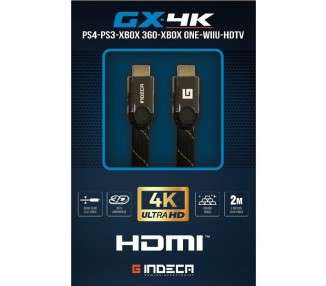 INDECA CABLE HDMI GX-4K (PS4/PS3/360/XONE/WiiU) 2 METROS