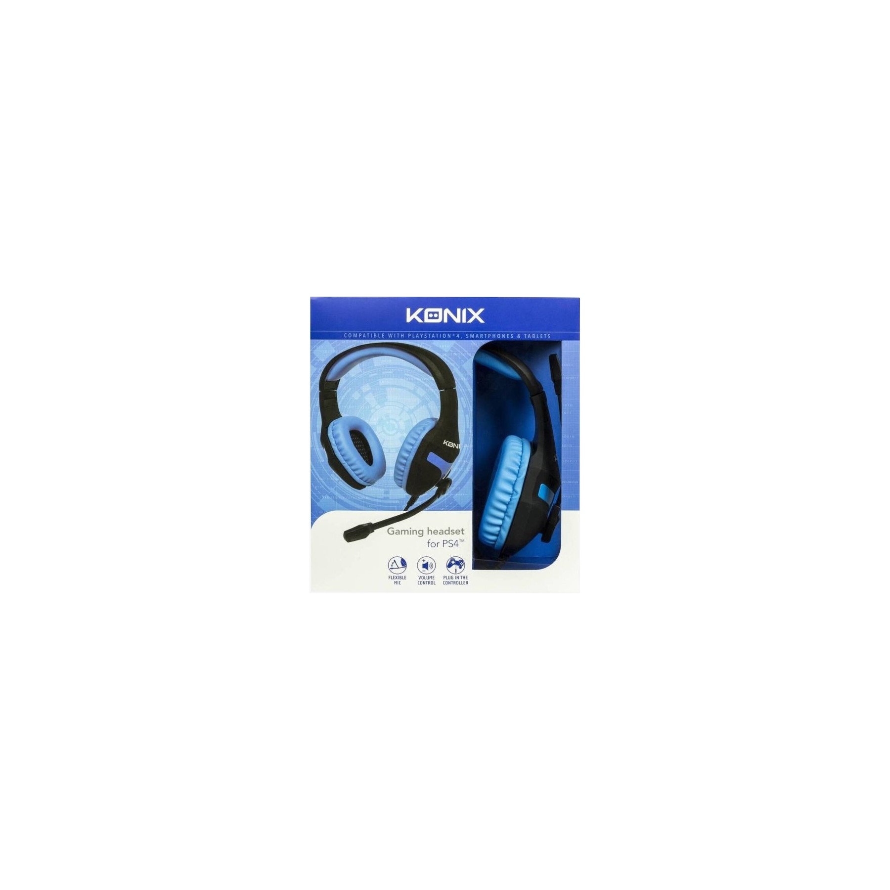 KONIX GAMING HEADSET BLUE (AZUL)