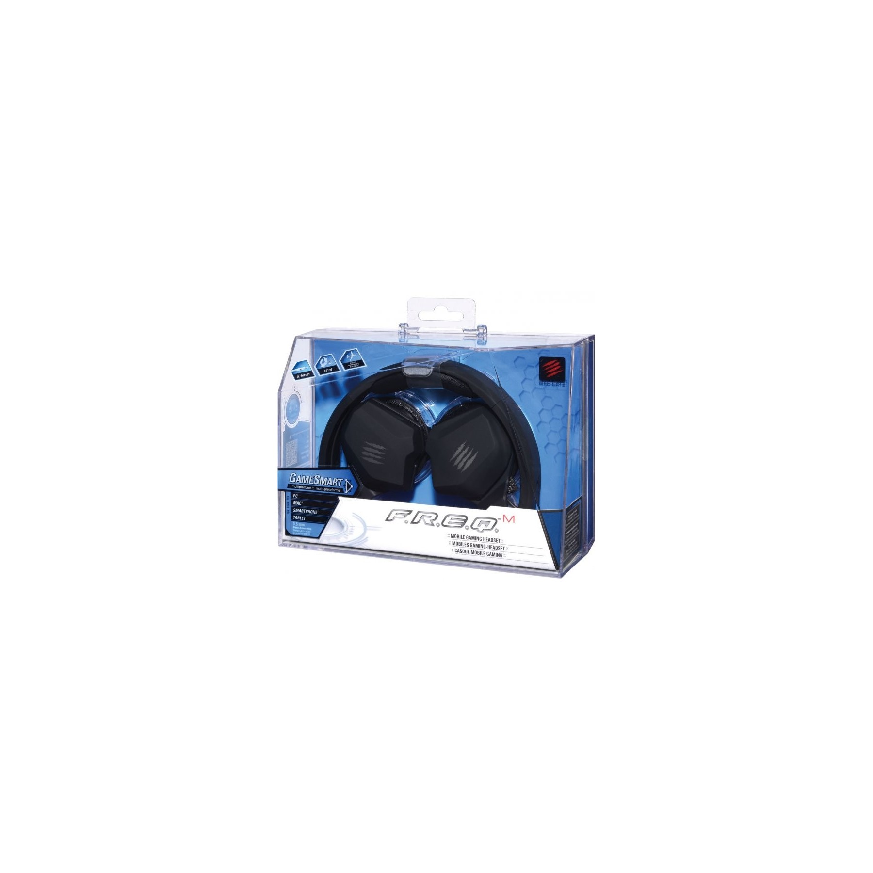 MAD CATZ F.R.E.Q MOBILE GAMING HEADSET NEGRO MATE (PS4/PC/MAC/MOB)