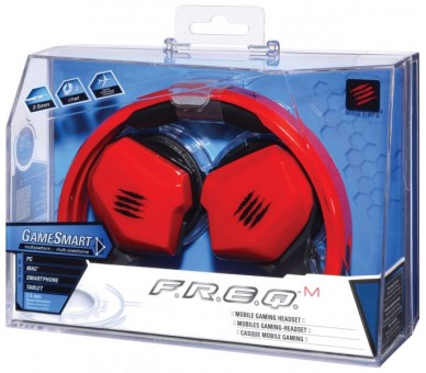 MAD CATZ F.R.E.Q MOBILE GAMING HEADSET ROJO (PS4/PC/MAC/MOB)