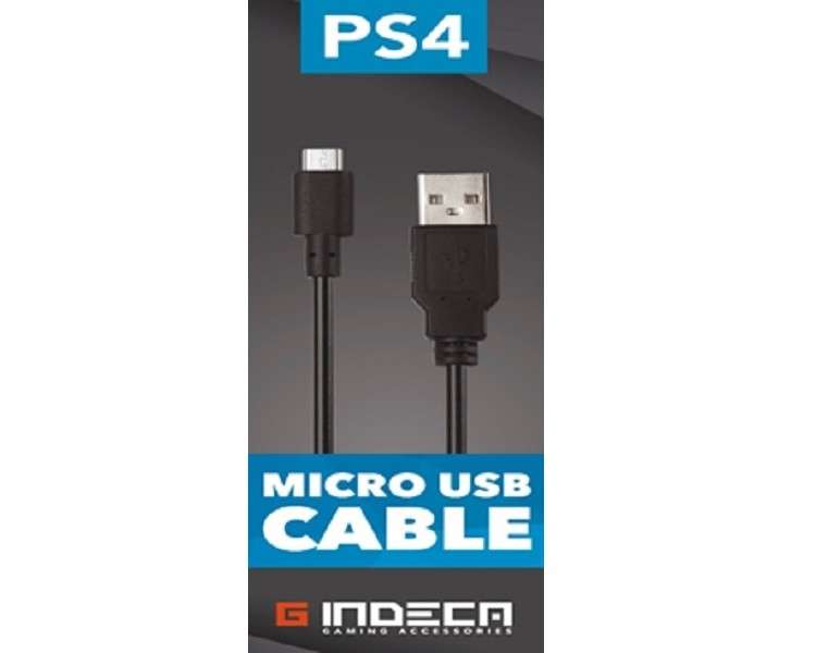 INDECA  MICRO USB CABLE (CABLE PARA CARGAR MANDO 3 METROS)