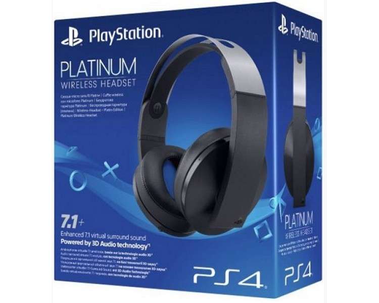 WIRELESS STEREO PLATINUM HEADSET 7.1+ 3D AUDIO (SONY) PS4/VR/PC/MAC & MOVILES