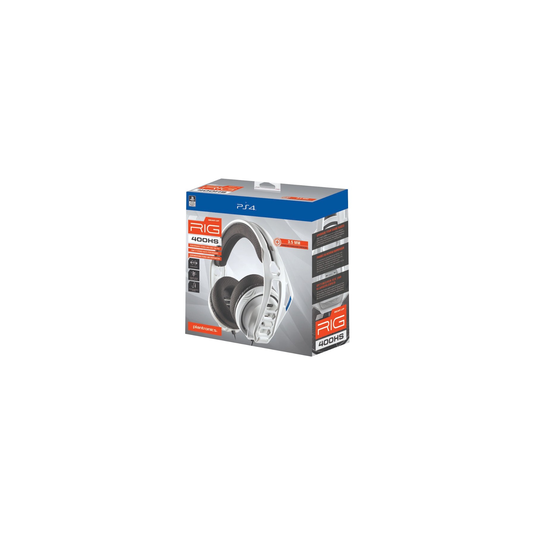 PLANTRONICS GAMING HEADSET RIG 400 HS WHITE (BLANCO) OFFICIAL