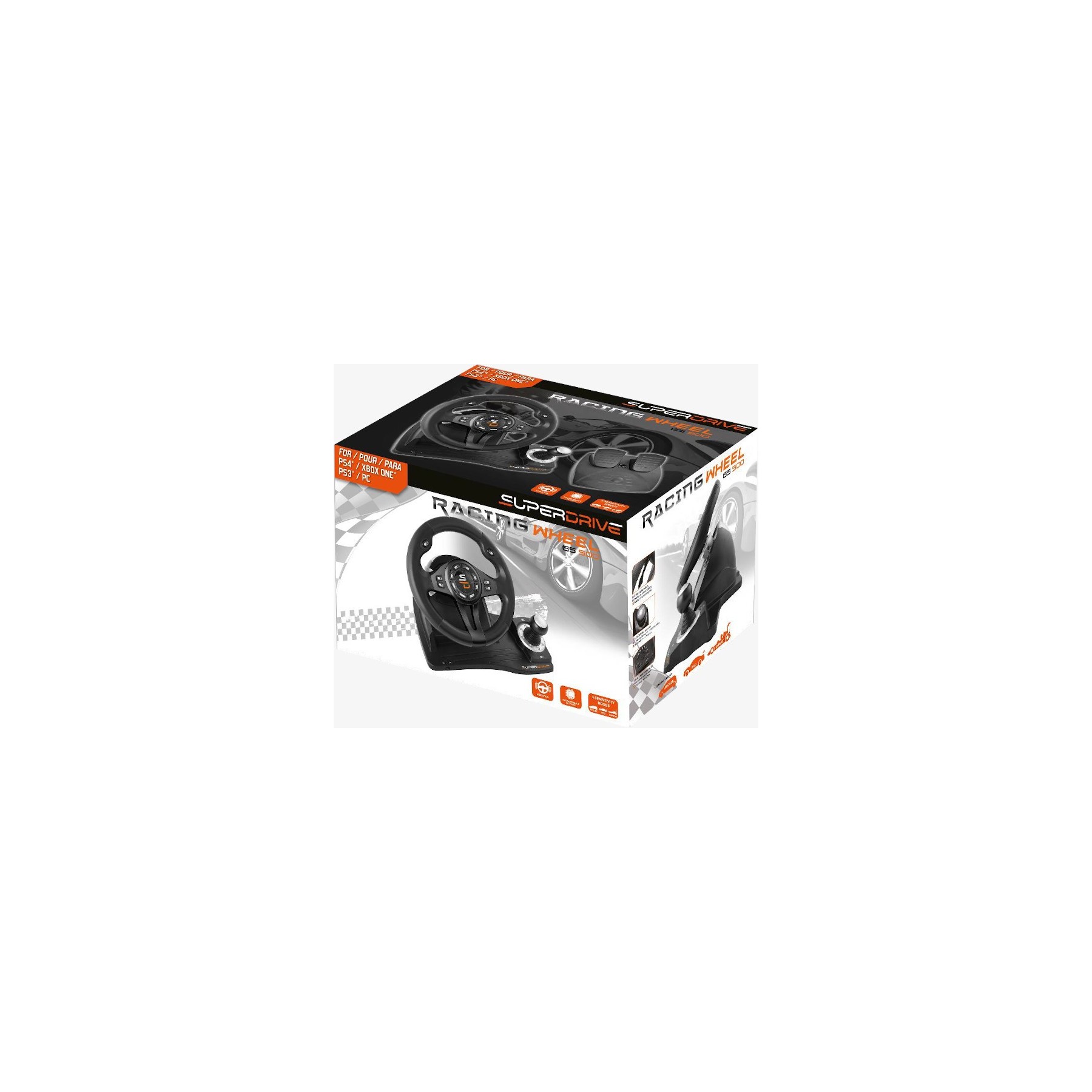 SUPERDRIVE RACING WHEEL GS 500 (PS4/XBONE/PS3/PC)