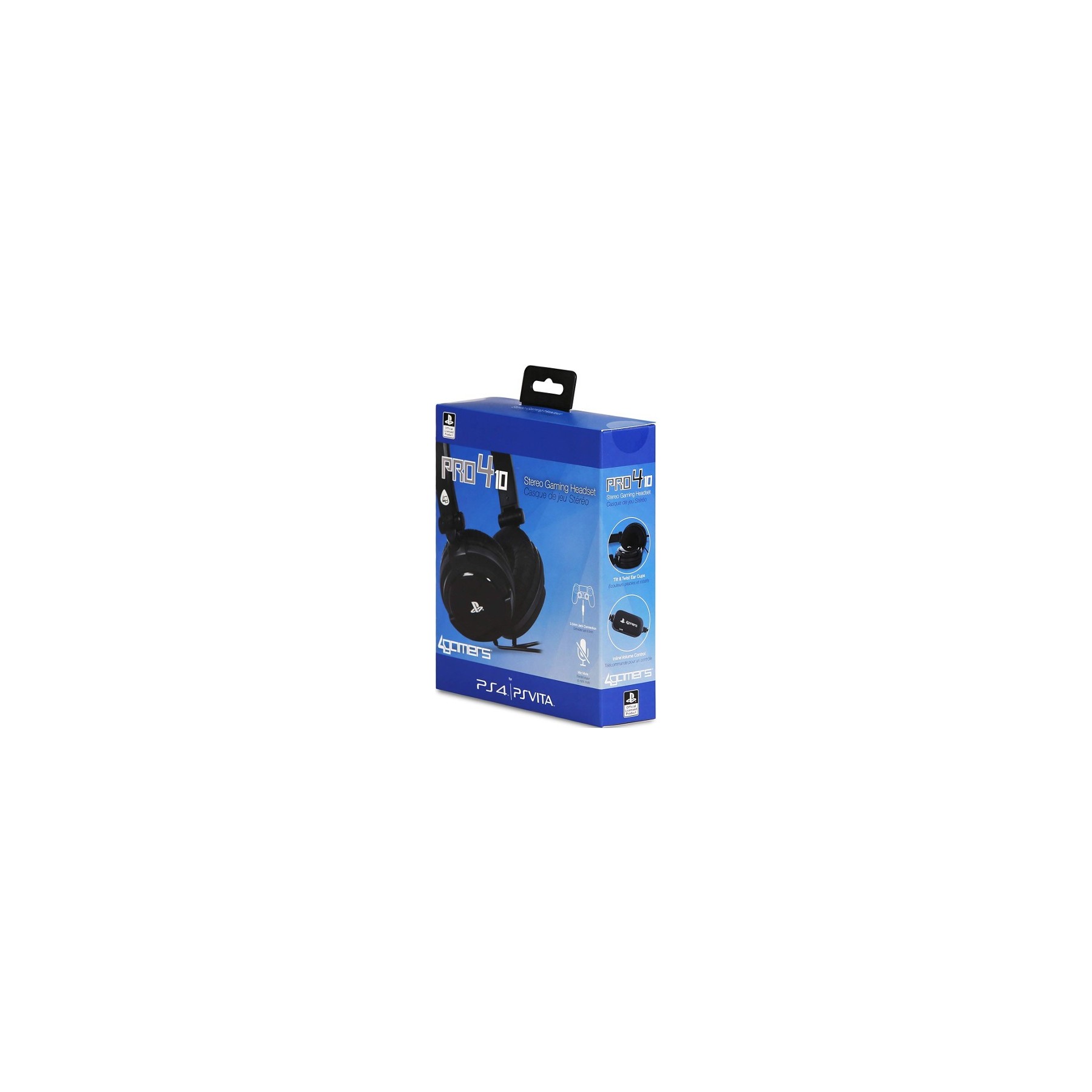 4GAMERS STEREO GAMING HEADSET PRO4-10 NEGRO (OFICIAL)