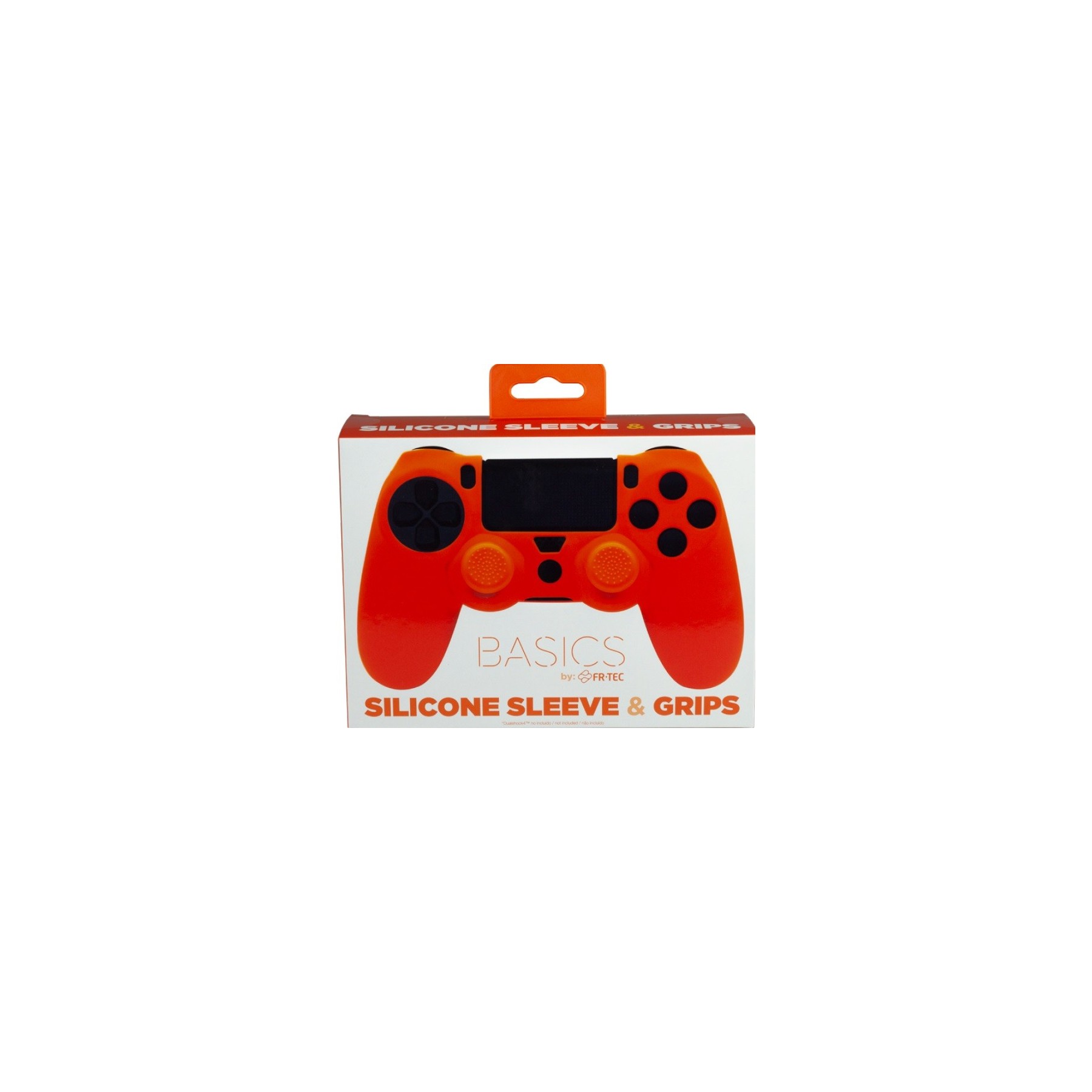 FR-TEC SILICONE SLEEVE + GRIPS NARANJA (ORANGE)