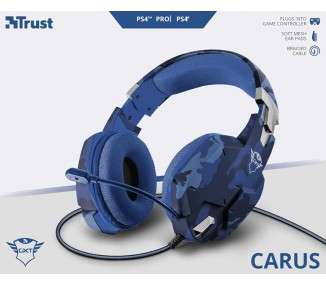 TRUST CARUS GAMING HEADSET BLUE CAMO GXT 322B (PS4/XBOX ONE/PC)