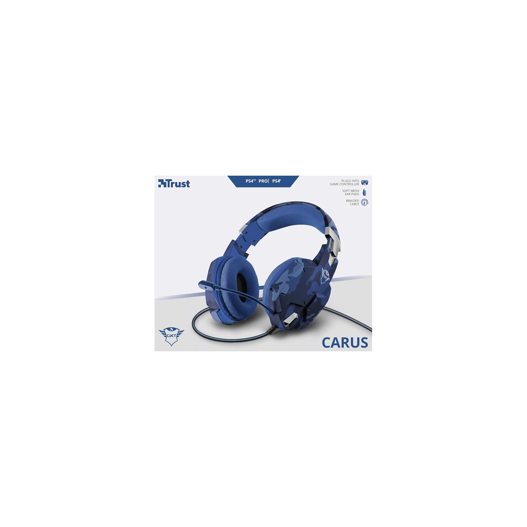 TRUST CARUS GAMING HEADSET BLUE CAMO GXT 322B (PS4/XBOX ONE/PC)