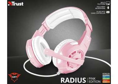 TRUST RADIUS GAMING HEADSET PINK GXT 310P (PS4/SWITCH/XBOX ONE/PC)