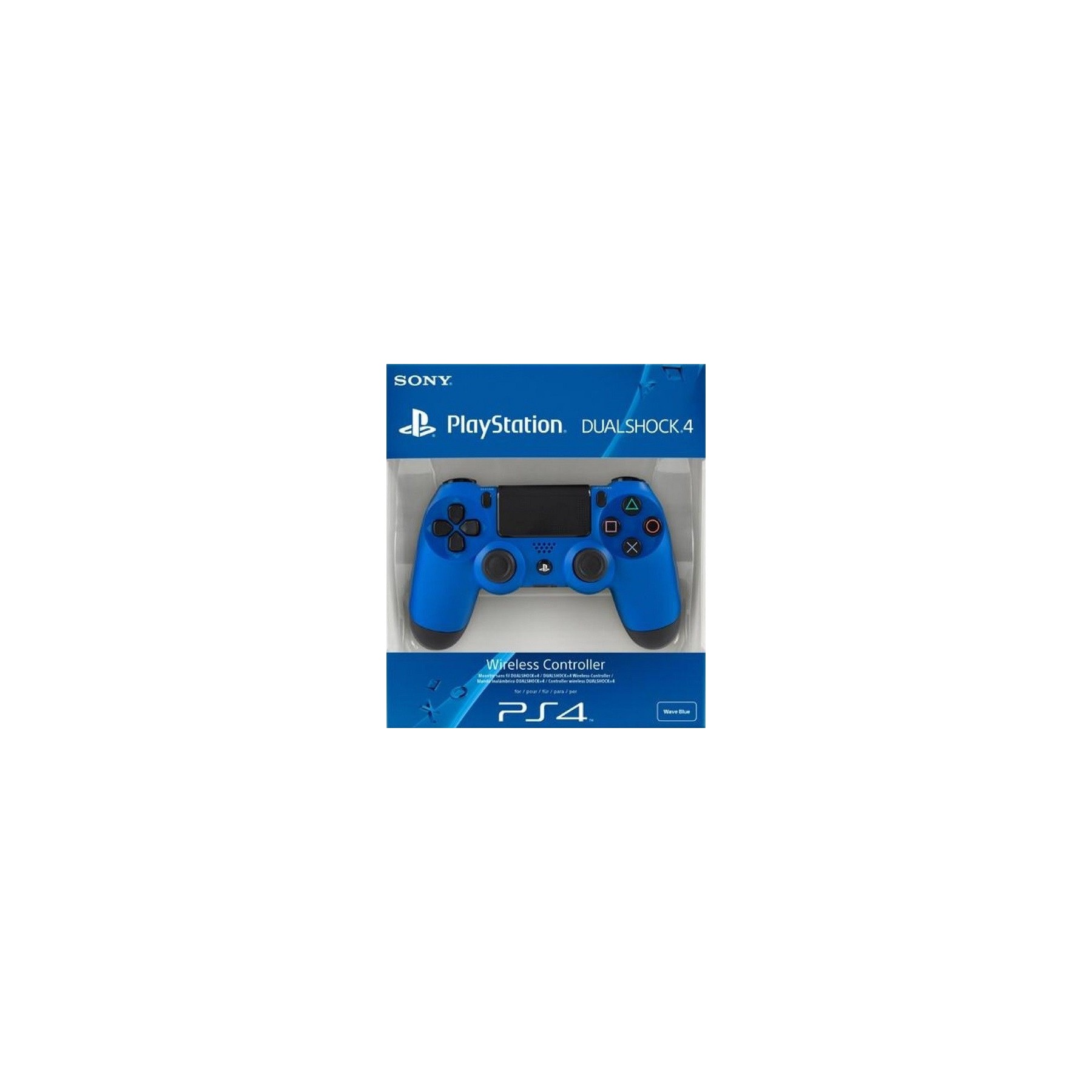 DUAL SHOCK 4 WIRELESS WAVE BLUE (AZUL) VERSION 2
