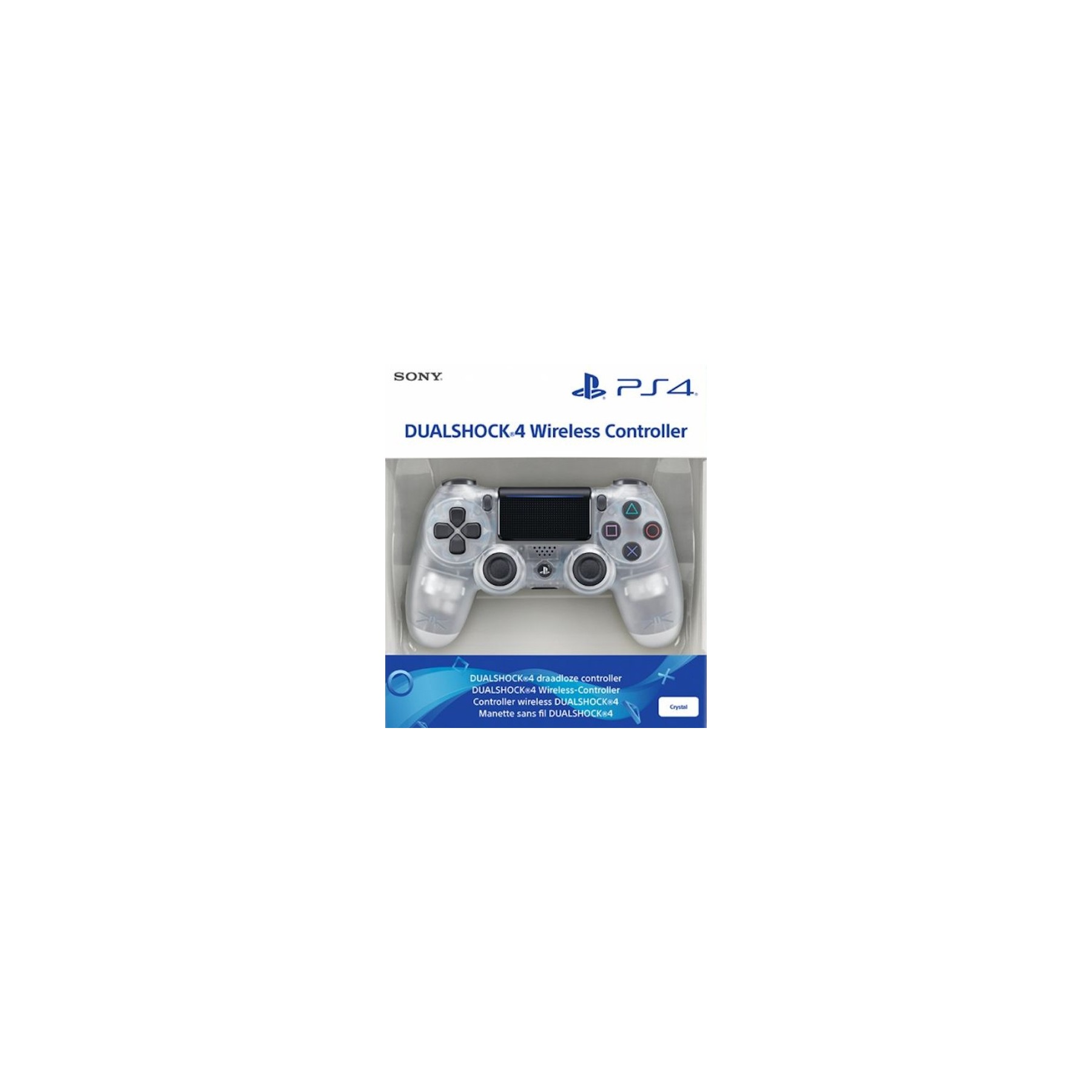 DUAL SHOCK 4 WIRELESS TRANSPARENTE CRYSTAL (VERSION 2)