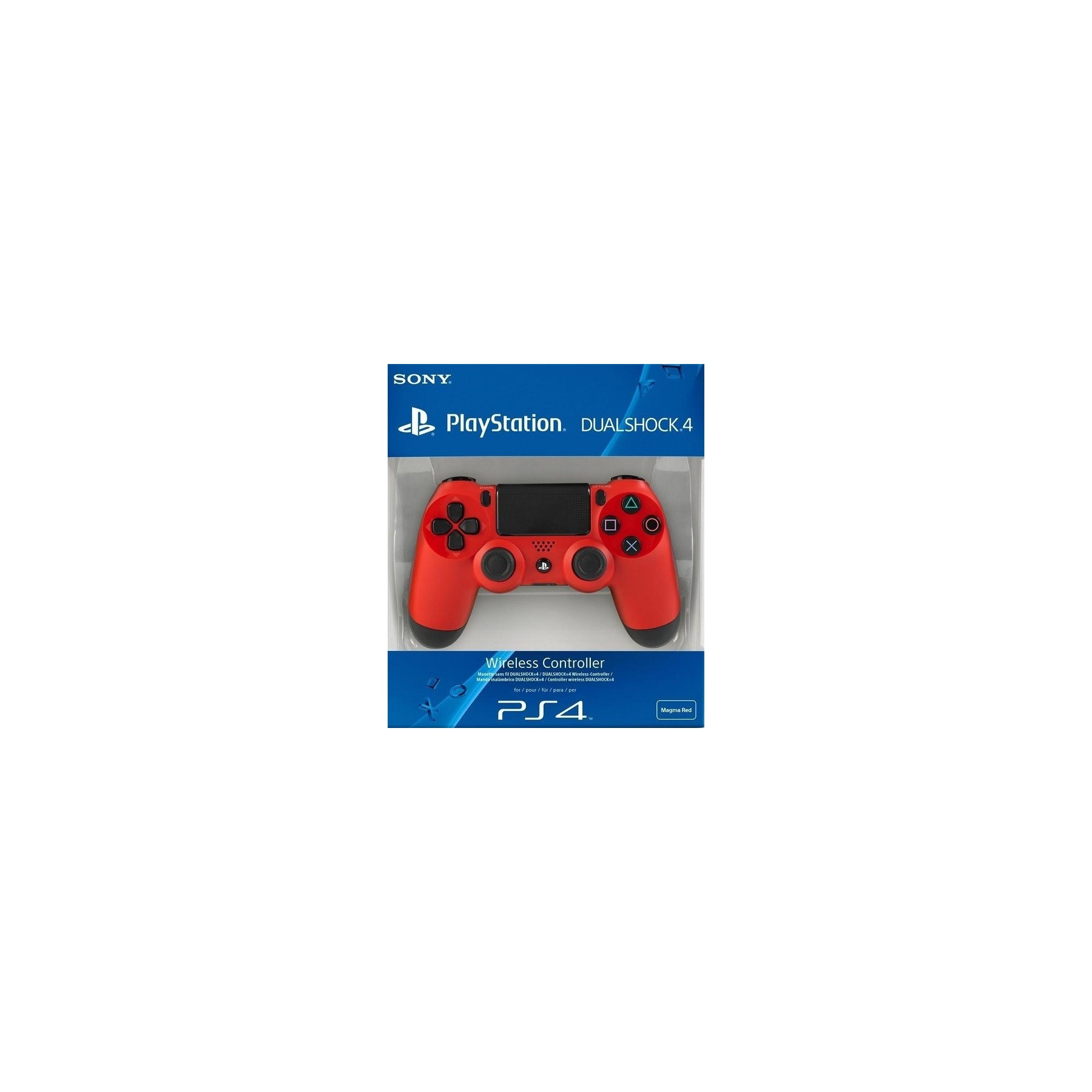DUAL SHOCK 4 WIRELESS MAGMA RED (ROJO)