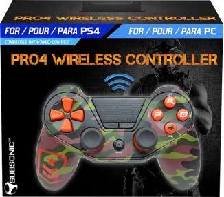 SUBSONIC WIRELESS CONTROLLER PRO4 CAMO FPS (PS4/PS3/PC)