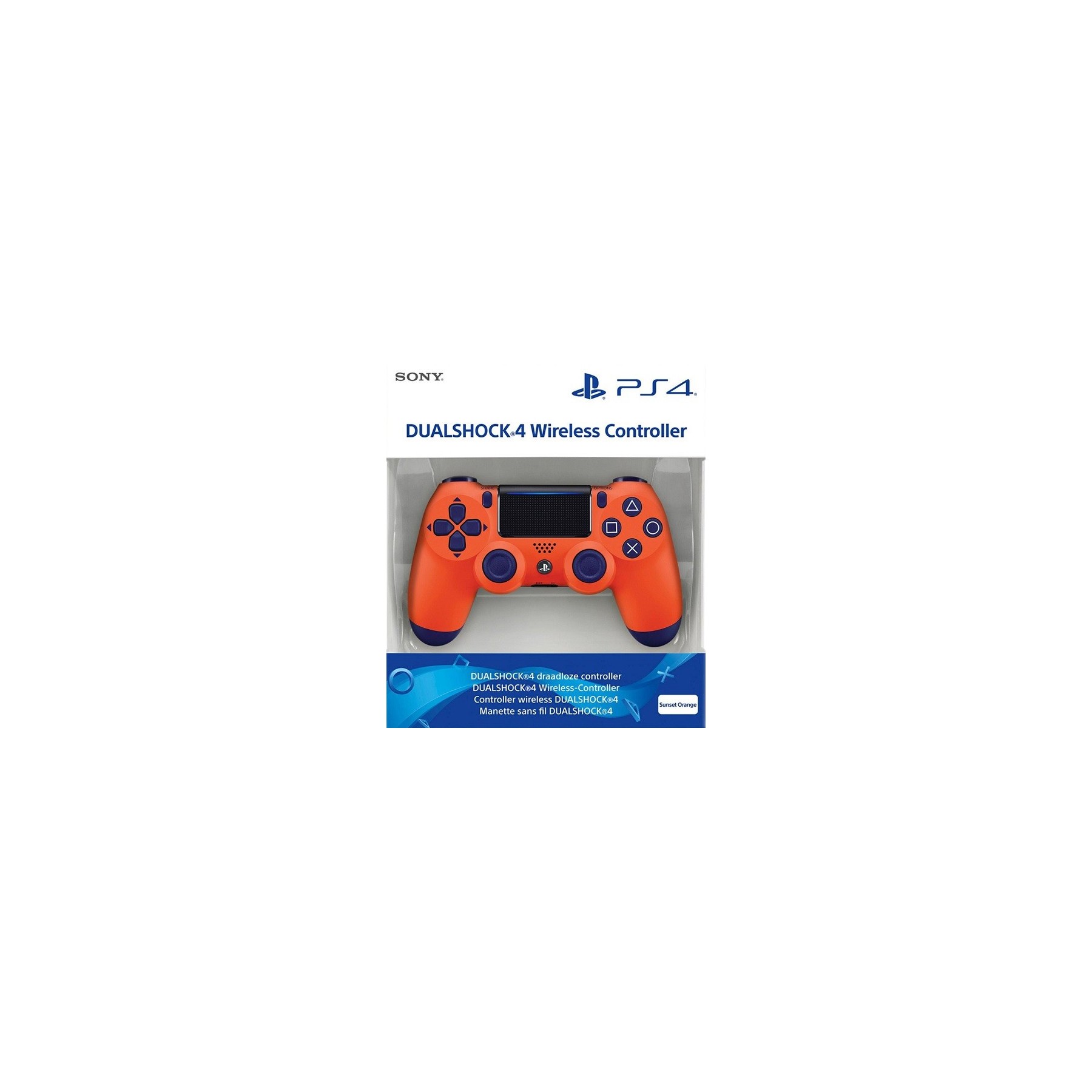 DUAL SHOCK 4 WIRELESS SUNSET ORANGE VERSION 2