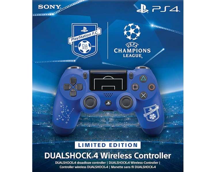 DUAL SHOCK 4 WIRELESS WAVE UEFA CHAMPIONS LEAGUE VERSION 2 LIMITED EDITION