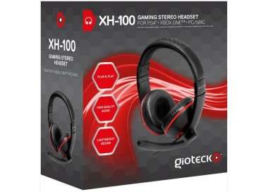 GIOTECK STEREO GAMING HEADSET CABLE XH 100 (PC,MAC,PS4,XBOX ONE)