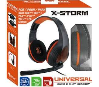 SUBSONIC X-STORM UNIVERSAL GAME & CHAT HEADSET (PS4/XBOX ONE/SWITCH)