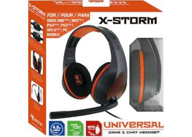 SUBSONIC X-STORM UNIVERSAL GAME & CHAT HEADSET (PS4/XBOX ONE/SWITCH)