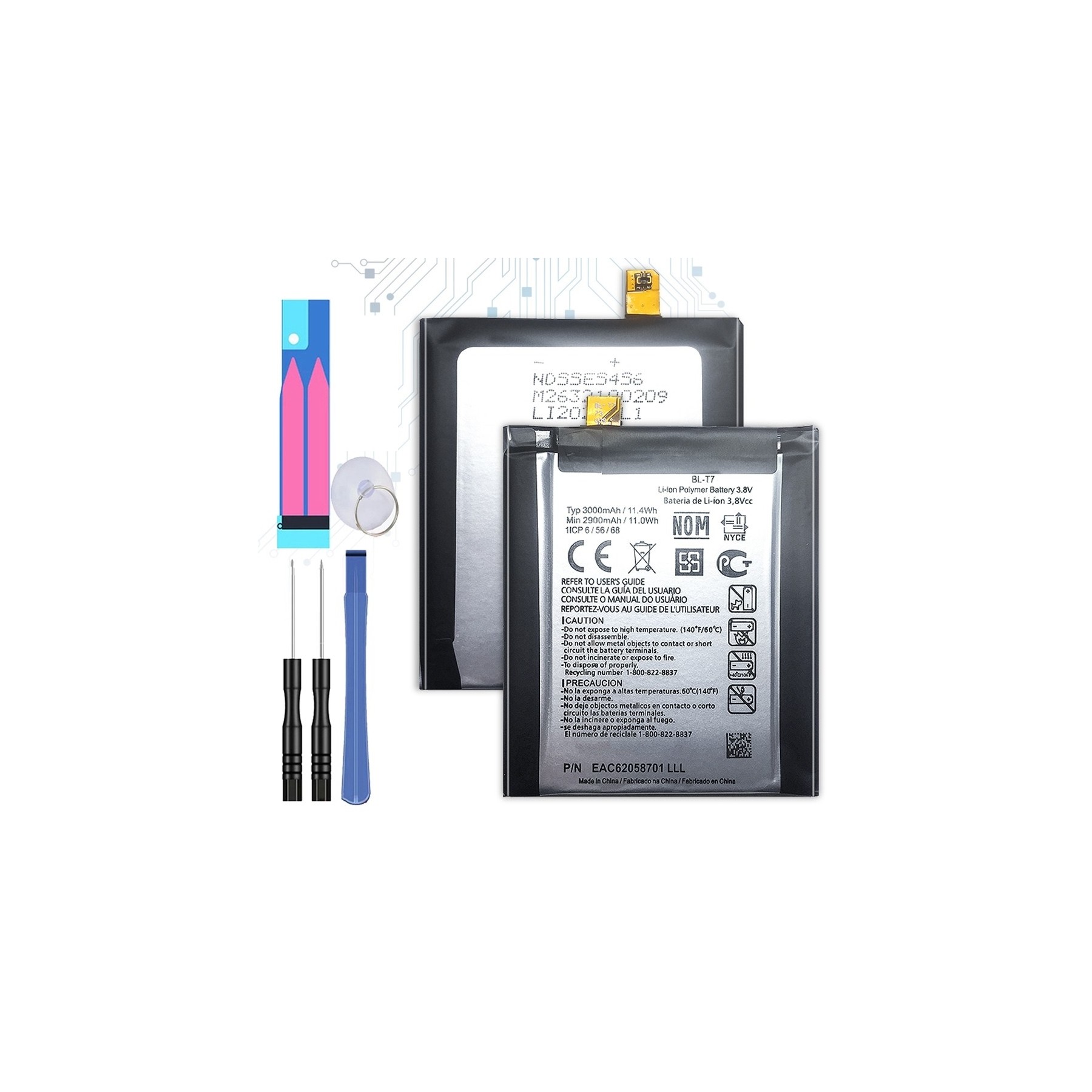 Bateria Original Lg Bl-T7 Blt7 Bl T7 Para Lg Optimus G2 G 2 D802 D800 D805 D801