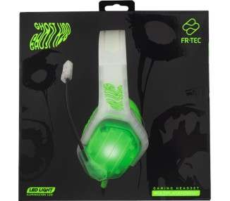 FR-TEC GAMING HEADSET LED LIGHT GHOST H28 (PS4/XBX/XBOX/SWITCH/PC)